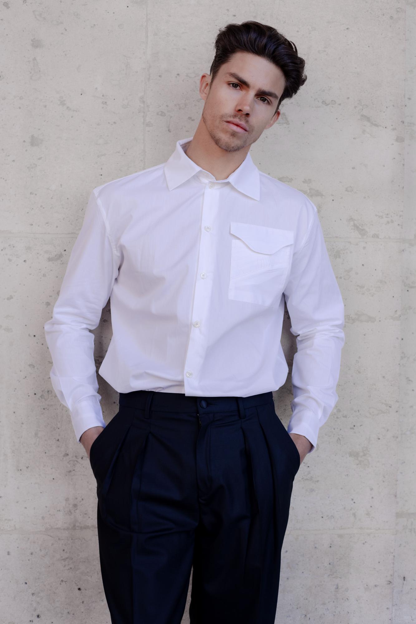 Chemise Rosh Signature – Chemise en Coton Blanc