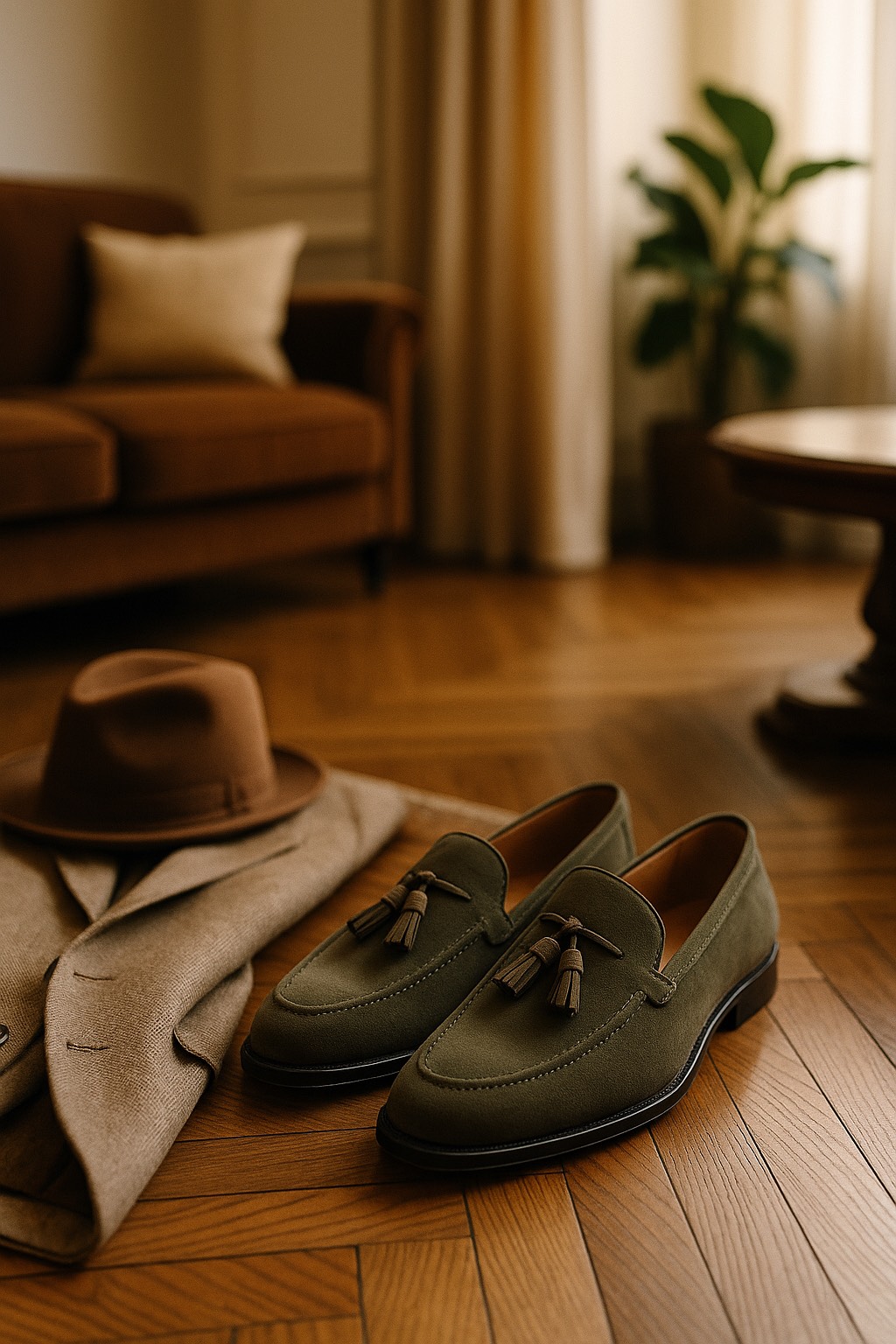 Suede Loafers – Roshmode Paris Edition