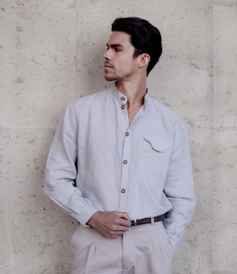 Rosh Privé – Chemise en Lin Beige