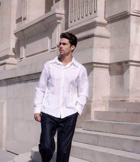 Chemise en coton premium – Signature Roshmode Paris